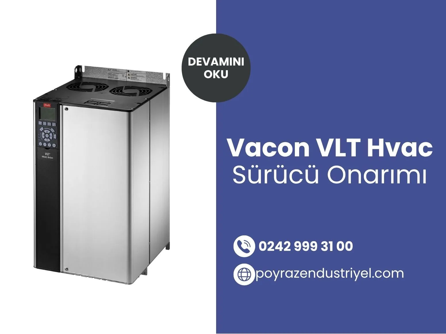 Vacon VLT Hvac Sürücü Onarımı